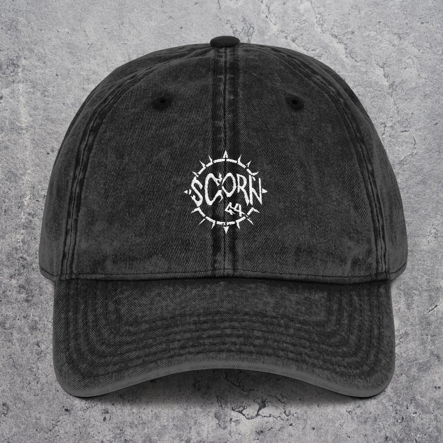 Original Scorn44 Vintage Embroidered Hat