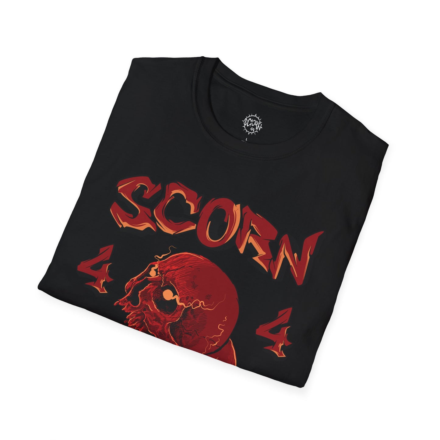 Red Skulls Scorn44 Graphic Tee