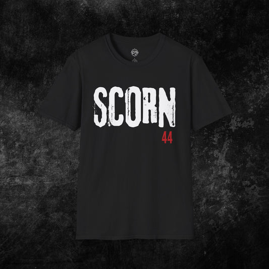 SCORN44 - METAL Black and Red Scorn44 T-Shirt